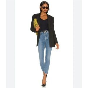 AGOLDE Nico High Rise Slim Size 26 Straight Jeans Light Wash Womens Button-fly *